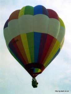 G-BOHE hot air balloon. Photograph by Andy Davey