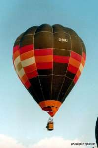 G-BOIJ hot air balloon. Photograph by Mark Duffy