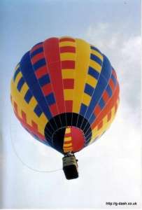 G-BOJO hot air balloon. Photograph by Bob Trotter