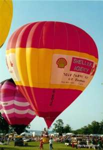 G-BOJU hot air balloon. Photograph by G Duke