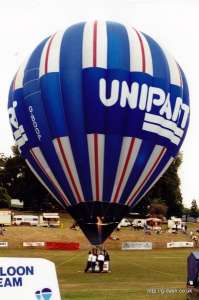 G-BOOP hot air balloon. Photograph by Mike Clarke