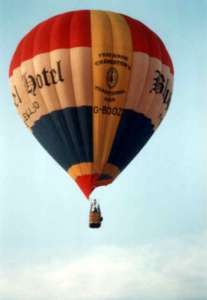 G-BOOZ hot air balloon. Photograph by Paul Coman