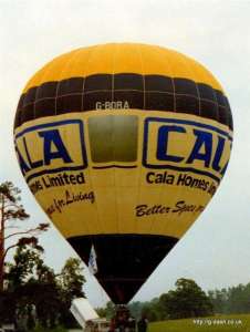 G-BORA hot air balloon. Photograph by G Duke
