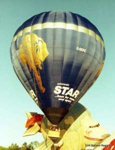 G-BORC hot air balloon. Photograph by Mel Kirby