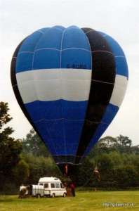 G-BORD hot air balloon. Photograph by G Duke