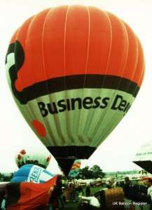 G-BORZ hot air balloon. Photograph by Mel Kirby