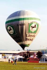 G-BOSG hot air balloon. Photograph by Mike Clarke