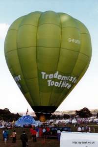 G-BOSH hot air balloon. Photograph by Mike Clarke