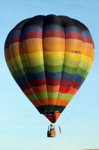 G-BOTD hot air balloon. Photograph by G Bann