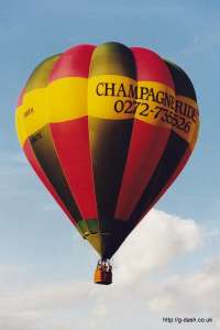 G-BOTK hot air balloon. Photograph by Mike Clarke