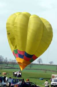 G-BOTW hot air balloon. Photograph by G Bann