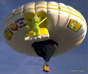 G-BOUB hot air balloon. Photograph by Mel Kirby