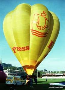 G-BOUC hot air balloon. Photograph by Mel Kirby