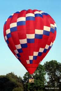 G-BOWA hot air balloon. Photograph by Mike Clarke