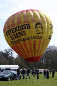 G-BOWK hot air balloon. Photograph by Bill Teasdale