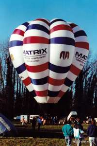 G-BOWL hot air balloon. Photograph by Mike Clarke