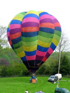 G-BOWM hot air balloon. Photograph by Balloon Spotters Archive