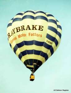 G-BOWU hot air balloon. Photograph by Mel Kirby
