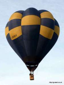 G-BOWV hot air balloon. Photograph by Pat Whymer