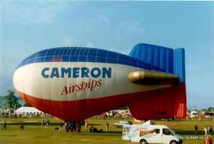 G-BOXF hot air balloon. Photograph by G Duke