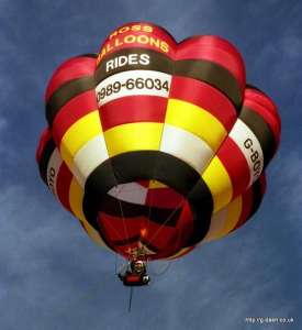 G-BOYO hot air balloon. Photograph by Andy Davey