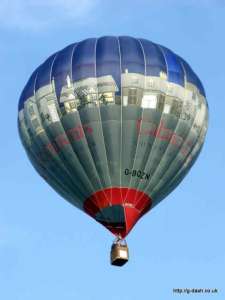 G-BOZN hot air balloon. Photograph by Balloon Spotters Archive