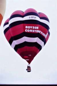 G-BPDF hot air balloon. Photograph by David Head