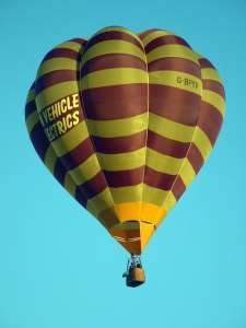G-BPYV hot air balloon. Photograph by Balloon Spotters Archive