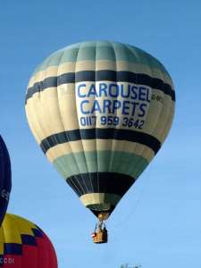 G-BPZS hot air balloon. Photograph by Balloon Spotters Archive