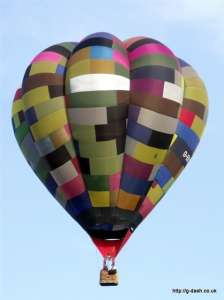 G-BRBO hot air balloon. Photograph by Balloon Spotters Archive