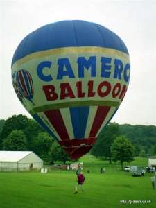 G-BRCJ hot air balloon. Photograph by Andy Davey