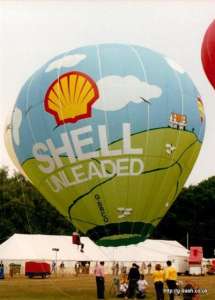 G-BRCO hot air balloon. Photograph by G Duke