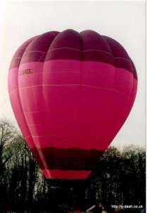 G-BRDC hot air balloon. Photograph by G Duke