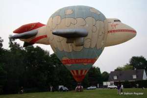 G-BRDP hot air balloon. Photograph by Kevin Boon