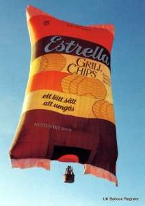 G-BREC hot air balloon. Photograph by Swedish Balloon Federation