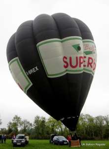 G-BREX hot air balloon. Photograph by Trevor Read