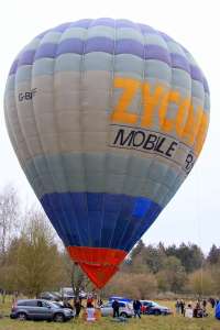 G-BRFF hot air balloon. Photograph by G Bann