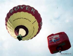 G-BRFR hot air balloon. Photograph by Andy Davey