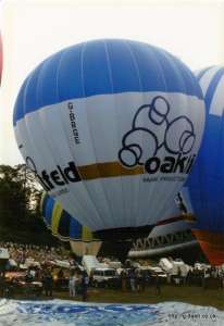 G-BRGE hot air balloon. Photograph by G Duke