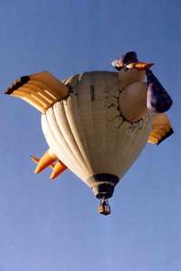 G-BRGP hot air balloon. Photograph by Bill Teasdale