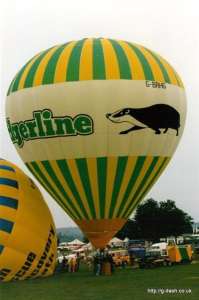 G-BRHG hot air balloon. Photograph by G Duke