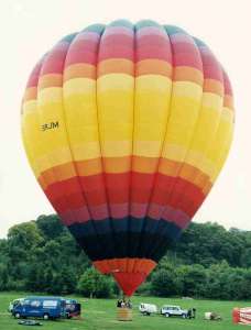 G-BRJM hot air balloon. Photograph by Keith Sowter