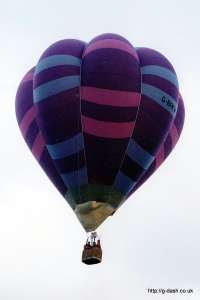 G-BRKW hot air balloon. Photograph by Mike Clarke