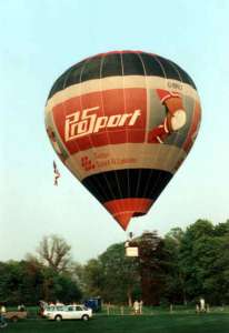 G-BRLT hot air balloon. Photograph by Paul Coman
