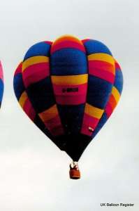 G-BROB hot air balloon. Photograph by G Duke