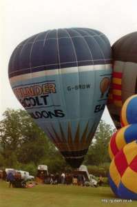 G-BROW hot air balloon. Photograph by G Duke