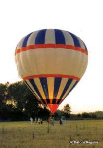 G-BRPJ hot air balloon. Photograph by Dan Whitelock