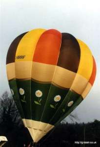 G-BRRF hot air balloon. Photograph by G Duke