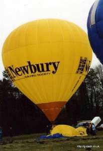 G-BRRO hot air balloon. Photograph by G Duke