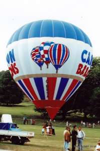 G-BRSA hot air balloon. Photograph by Mike Clarke